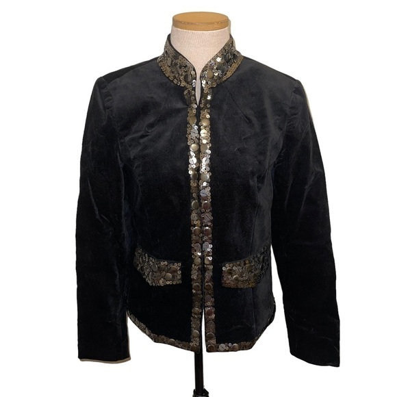 NWT Michael Kors Women Velvet Jacket Size 2